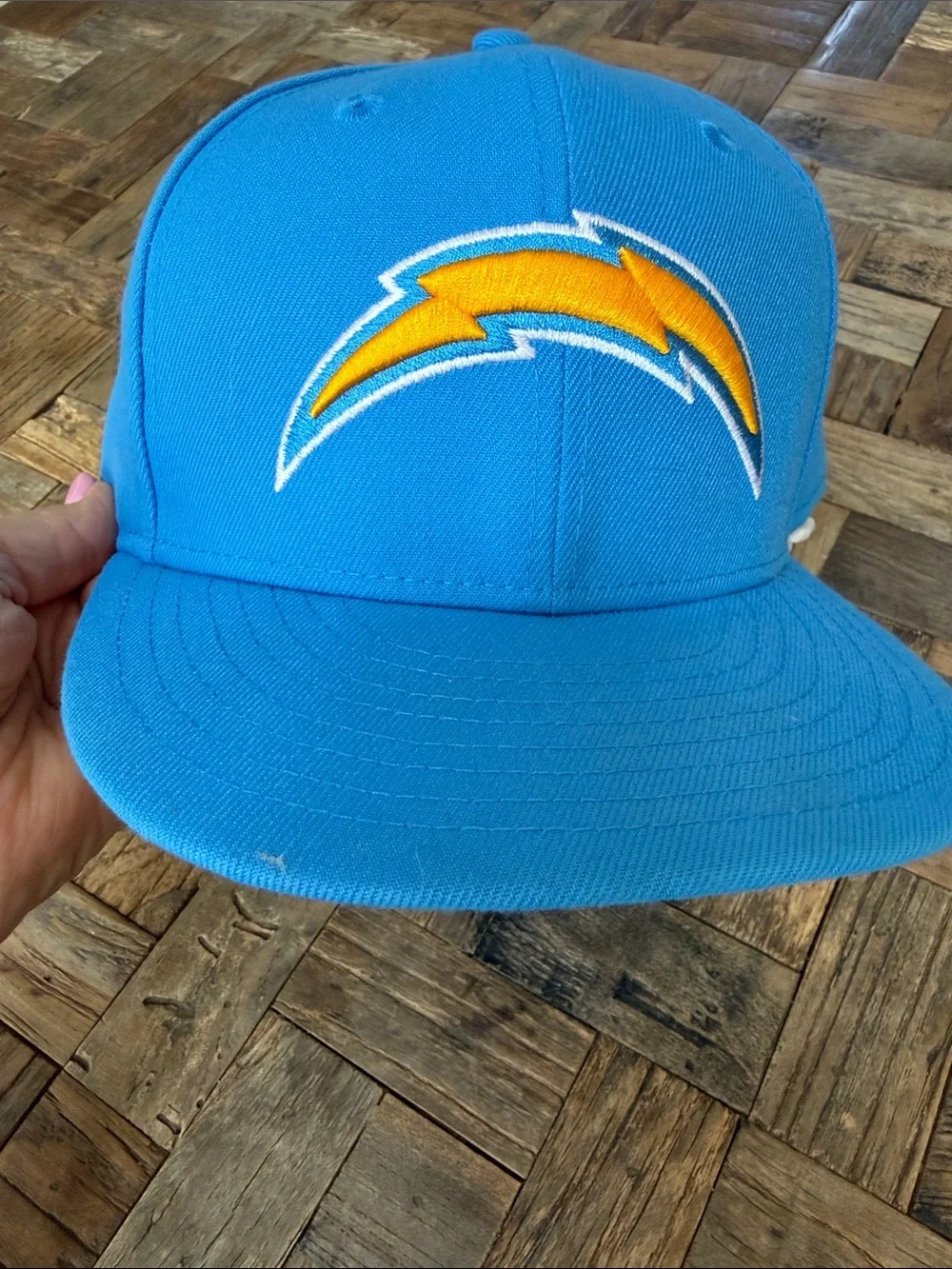 New Era Los Angeles Chargers SnapBack Hat Blue & Yellow